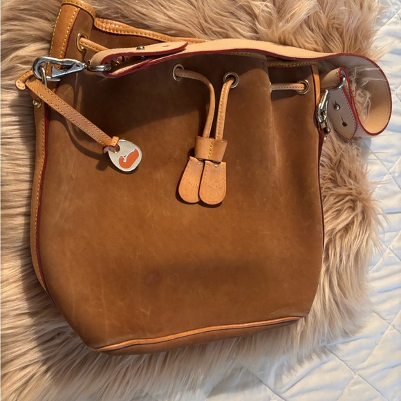Dooney Bourke Handbags - Elegant Brown Leather Hobo Bag